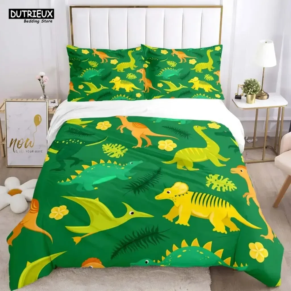 Cute Little Dinosaur Covered With Printed Bedding Cute Style Bedding Set Luxury Customized For Children Queen Bedding Set
Cute Little Dinosaur Covered With Printed Bedding Cute Style Bedding Set Luxury Customized For Children Queen Bedding Set