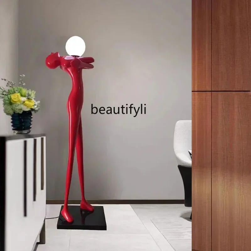 YH55 Humanoid art sculpture floor lamp hotel lobby living room abstract ornament modern creative villa decoration
YH55 Humanoid art sculpture floor lamp hotel lobby living room abstract ornament modern creative villa decoration