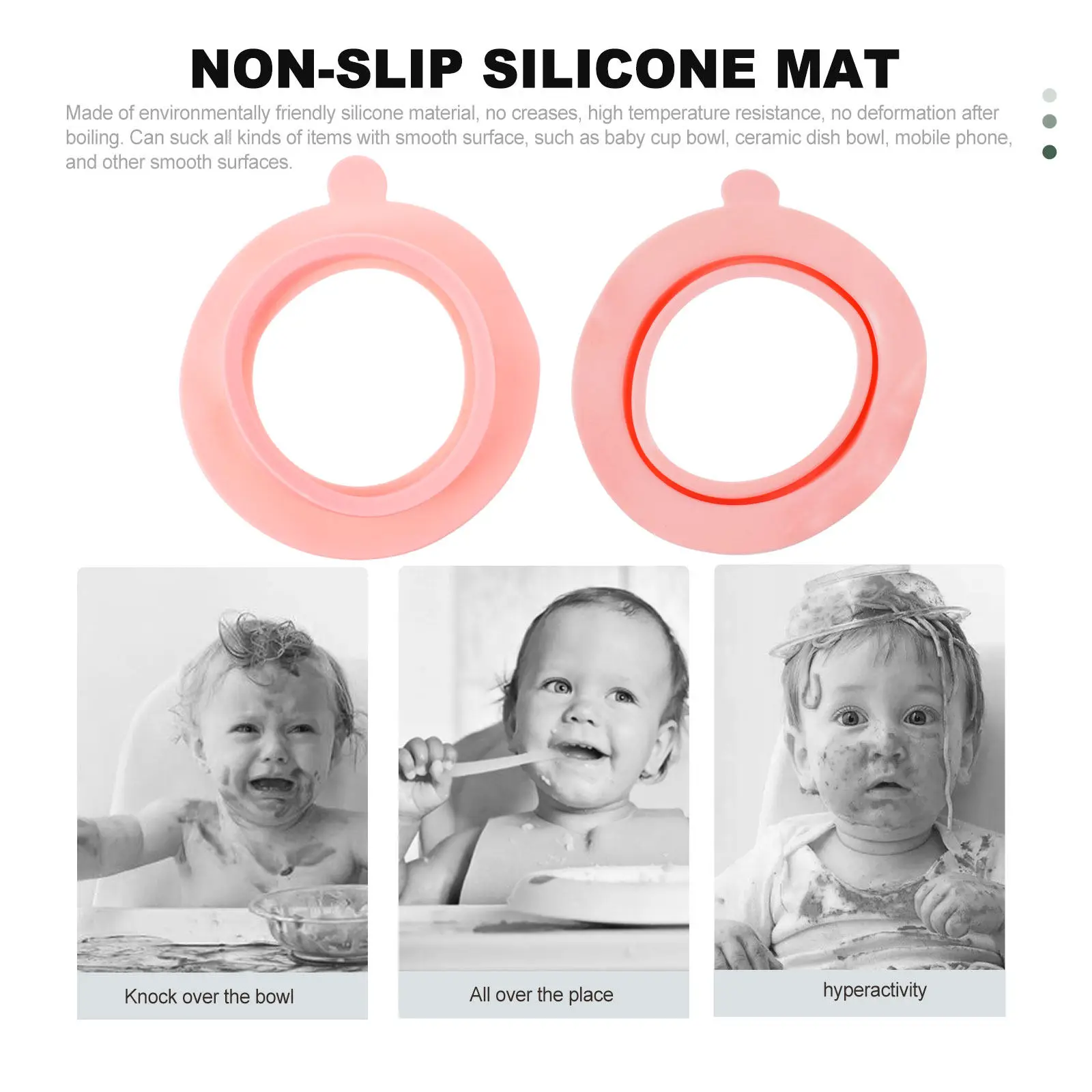 1Pcs Baby Bowl Non-Slip Silicone Mat Eco-Friendly Suction Cup Sucker Mat Strong Hold Feeding Bowl Placemat Anti-Tip Kids
1Pcs Baby Bowl Non-Slip Silicone Mat Eco-Friendly Suction Cup Sucker Mat Strong Hold Feeding Bowl Placemat Anti-Tip Kids