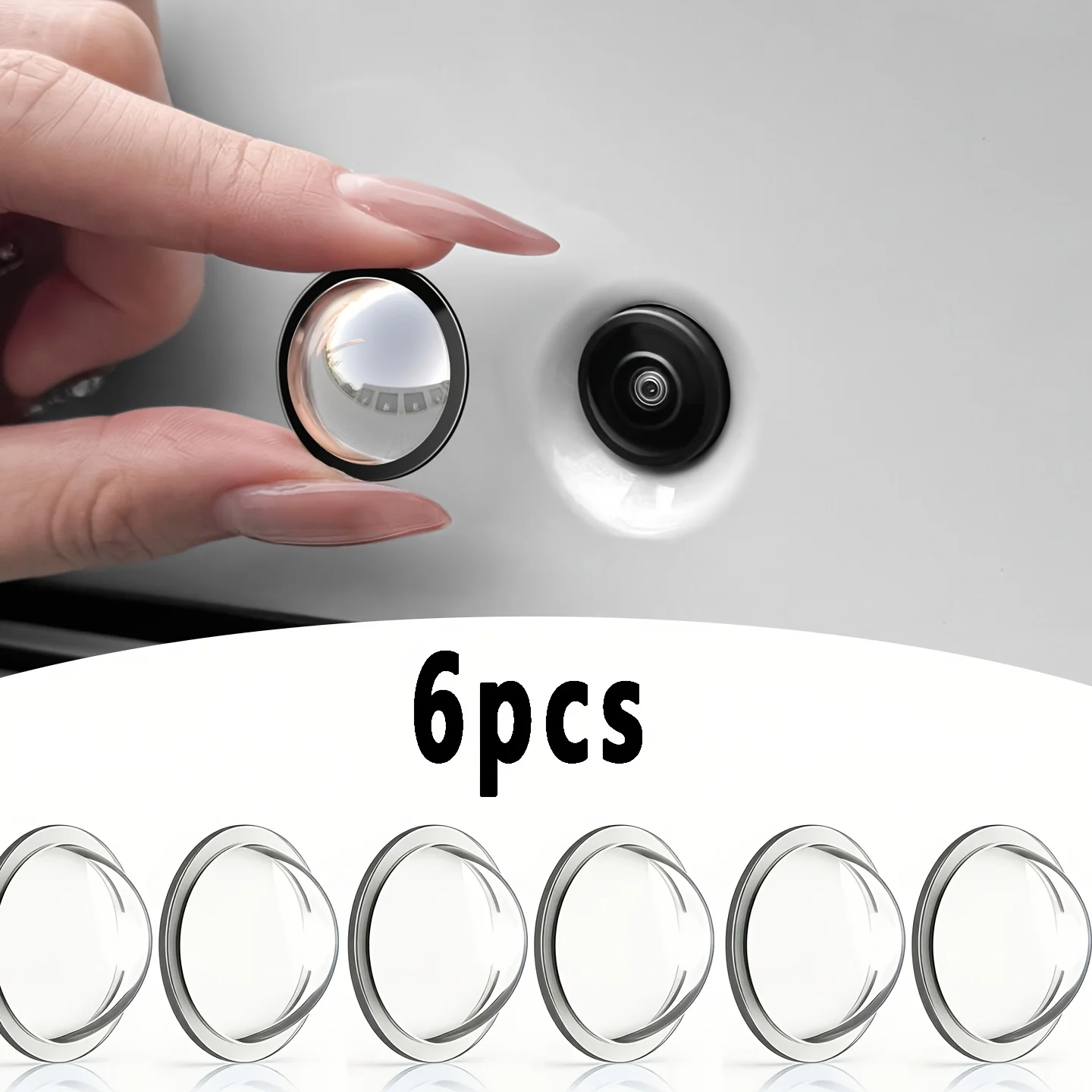 6Pcs car 360 ° panoramic camera protective cover, (including 6 protective covers, 8 face adhesives, 2 wipes) special protective cover, car exterior accessories for SUV, car and truck owners, heavy-duty multi-functional anti-collision
6Pcs car 360 ° panoramic camera protective cover, (including 6 protective covers, 8 face adhesives, 2 wipes) special protective cover, car exterior accessories for SUV, car and truck owners, heavy-duty multi-functional anti-collision