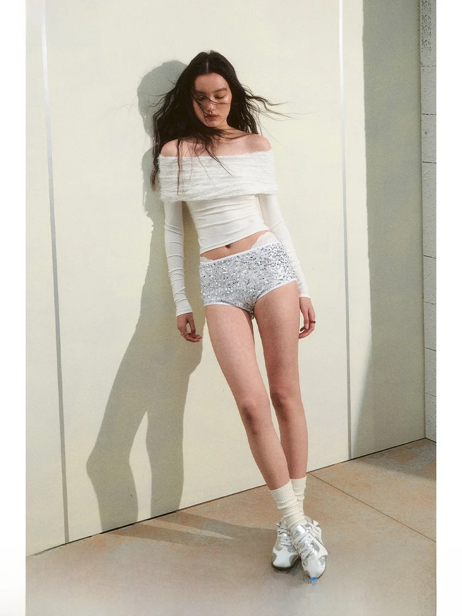 NAWS Ice Rose Long Sve T-irt Women's Slim Fit Lace Patchwork One oulder Simple Sle Top Casual Leisure Fiber Blend
NAWS Ice Rose Long Sve T-irt Women's Slim Fit Lace Patchwork One oulder Simple Sle Top Casual Leisure Fiber Blend