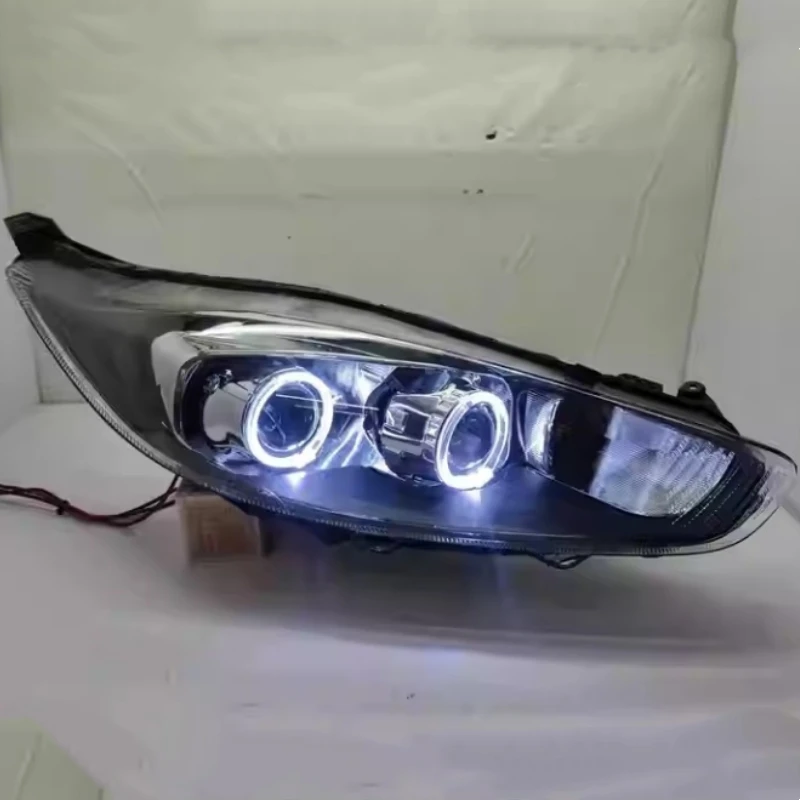 Led Dual Beam Lens Headlight Assembly for Ford Fiesta 13-15 Modified Daytime Running Light with Angel Eyes Turn Signal
Led Dual Beam Lens Headlight Assembly for Ford Fiesta 13-15 Modified Daytime Running Light with Angel Eyes Turn Signal