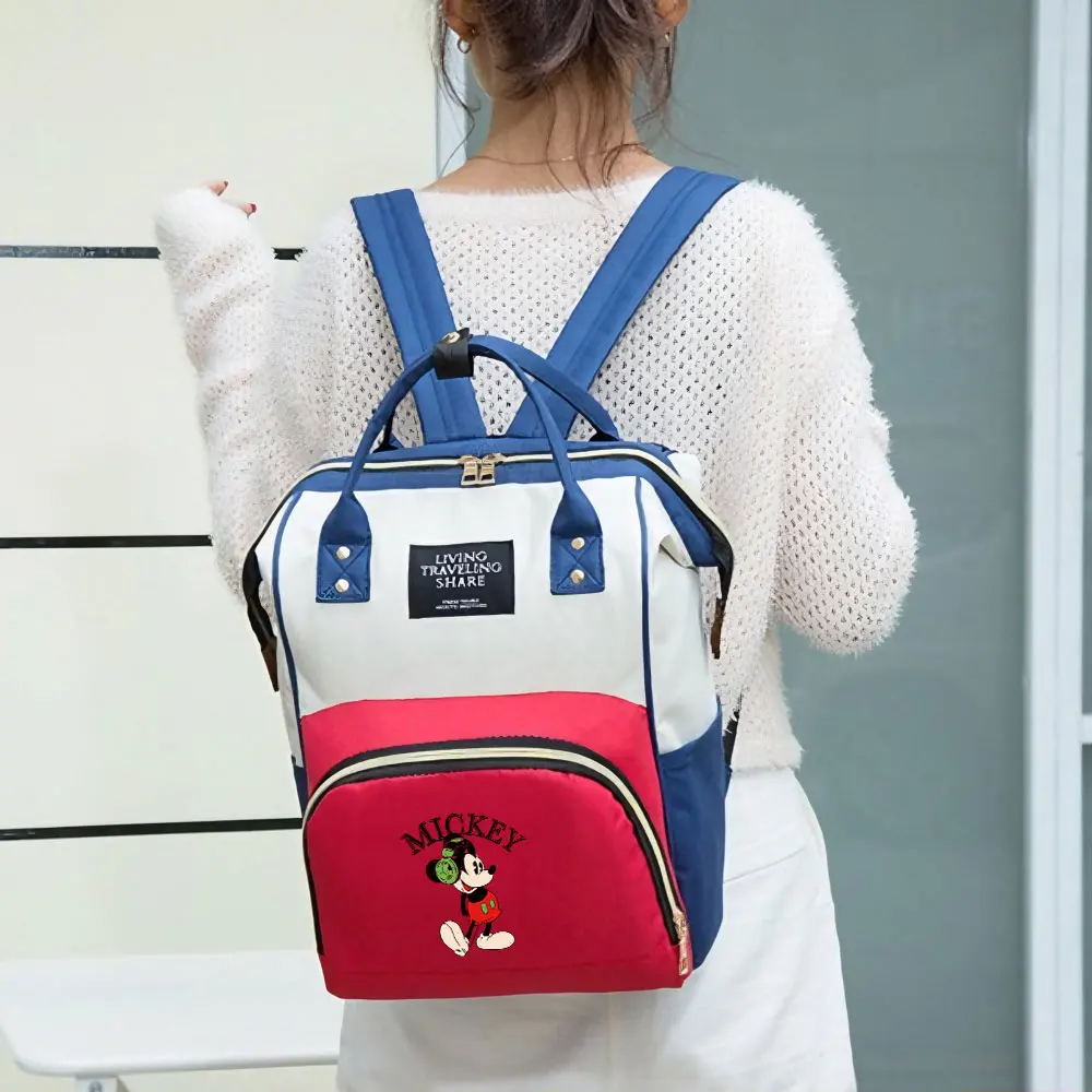 Рюкзак-сумка для подгузников с Микки Маусом и героями Диснея, вместительный, водонепроницаемый, подарок для новых мам и на детские праздники
Рюкзак-сумка для подгузников с Микки Маусом и героями Диснея, вместительный, водонепроницаемый, подарок для новых мам и на детские праздники