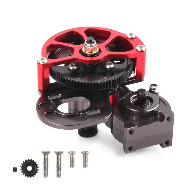 Complete Metal Gearbox Middle Transmission Box with Motor Gear for 1/10 RC Crawler Car Axial SCX10 Upgrade Parts
Complete Metal Gearbox Middle Transmission Box with Motor Gear for 1/10 RC Crawler Car Axial SCX10 Upgrade Parts