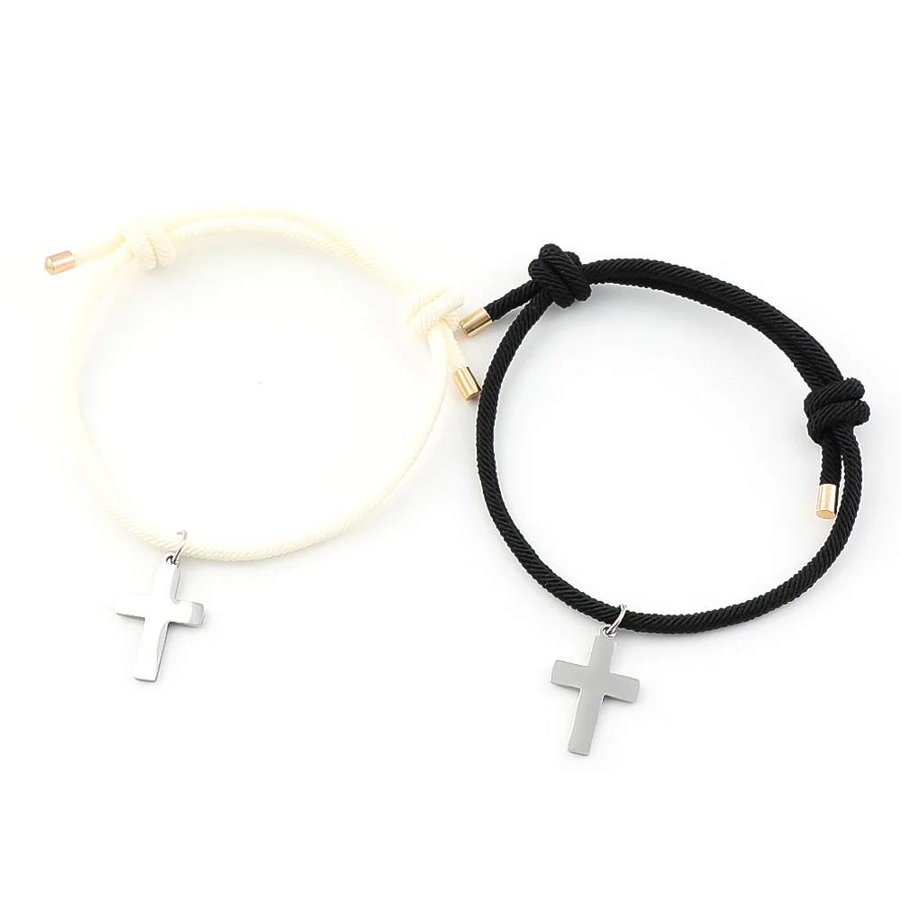 Minimalist Christian Adjustable Cross Bracelet for Women Men Silver Color Stainless Steel Pendant Hand Chain Amulet Jewelry Gift
Minimalist Christian Adjustable Cross Bracelet for Women Men Silver Color Stainless Steel Pendant Hand Chain Amulet Jewelry Gift