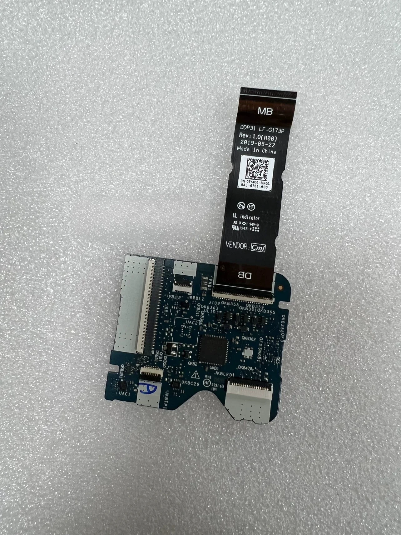 For Dell XPS13 7390 2 - in 1 Board New Small Board Cable LS - G173P CN - 0MYYW8
For Dell XPS13 7390 2 - in 1 Board New Small Board Cable LS - G173P CN - 0MYYW8