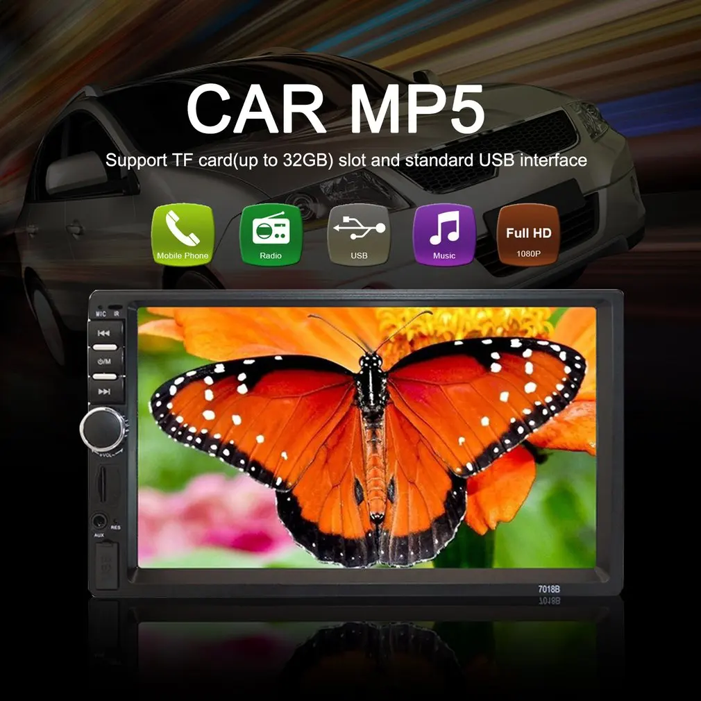Hot 7018B 2 DIN Car Multimedia 7 Inch Double MP5 Player with Digital Touch Screen USB FM MP5 Player FM Stereo Radio Dropshipping
Hot 7018B 2 DIN Car Multimedia 7 Inch Double MP5 Player with Digital Touch Screen USB FM MP5 Player FM Stereo Radio Dropshipping