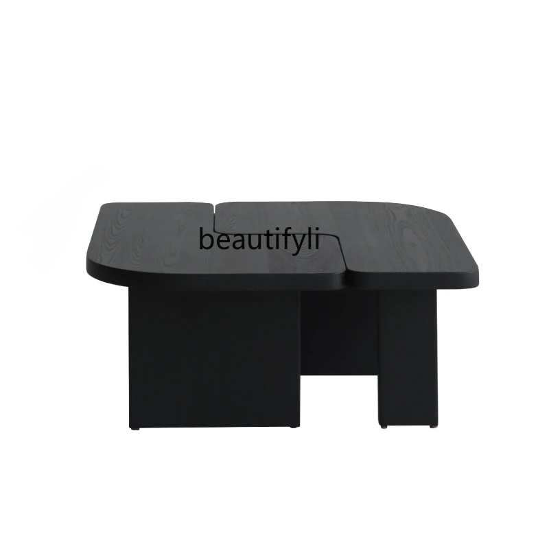 Black Solid Wood Tea Table Ash Shaped Creative Designer Geometric Retro Chic Silent Wind Short Side Table furniture
Black Solid Wood Tea Table Ash Shaped Creative Designer Geometric Retro Chic Silent Wind Short Side Table furniture