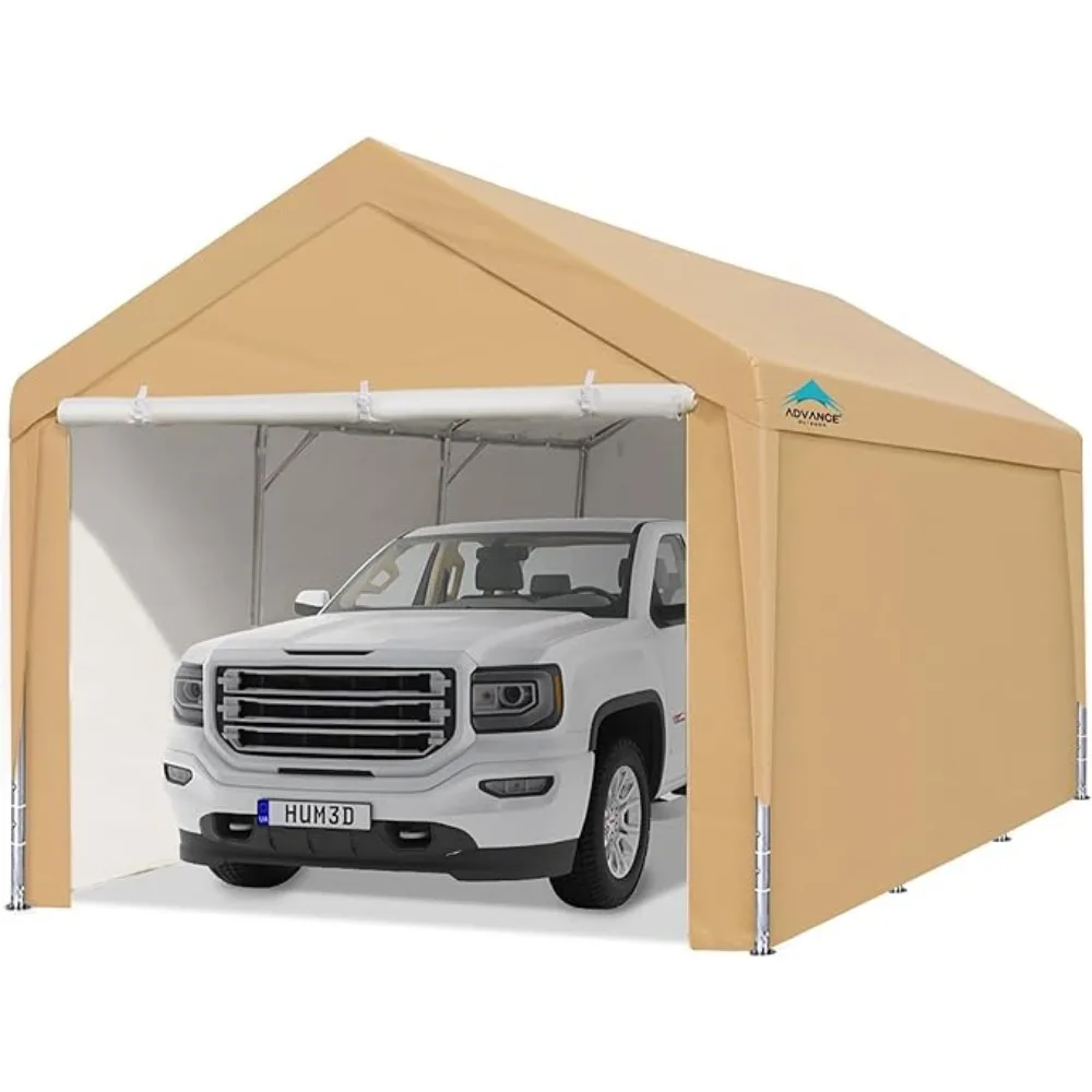 10x20ft Heavy Duty Steel Carport with Adjustable Height from9.5to 11 ft,Car Canopy Garage Party Shed Boat Shelter Portable,Beige
10x20ft Heavy Duty Steel Carport with Adjustable Height from9.5to 11 ft,Car Canopy Garage Party Shed Boat Shelter Portable,Beige