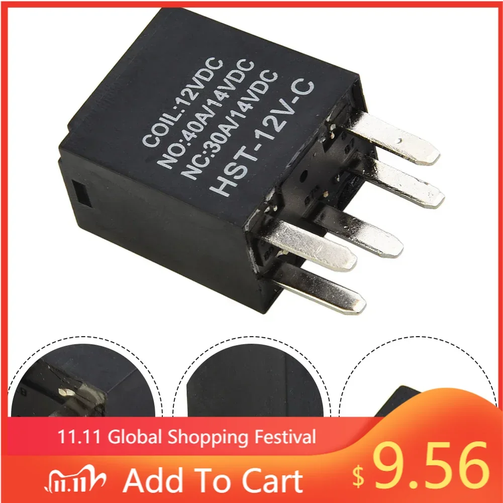 1pc Automotive Relay 301-1C-C-R1 U01 12VDC 5-Pin Silver Tin Oxide Contacts 301 Series Car Electronics Accessories
1pc Automotive Relay 301-1C-C-R1 U01 12VDC 5-Pin Silver Tin Oxide Contacts 301 Series Car Electronics Accessories