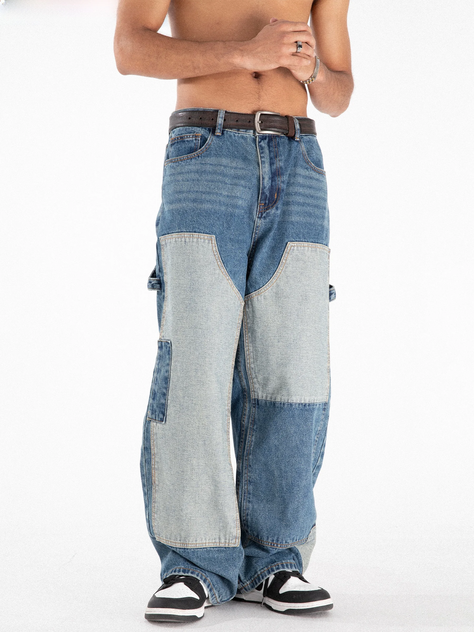 Onesevenine American Style Street Loose Straight Leg Denim Jeans Men's Autumn Retro Original Trendy Brand Oversize Patchwork
Onesevenine American Style Street Loose Straight Leg Denim Jeans Men's Autumn Retro Original Trendy Brand Oversize Patchwork