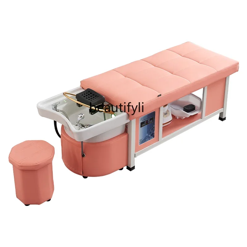 Ceramic basin steel frame Thai shampoo bed water circulation fumigation head treatment bed barber shop beauty salon
Ceramic basin steel frame Thai shampoo bed water circulation fumigation head treatment bed barber shop beauty salon