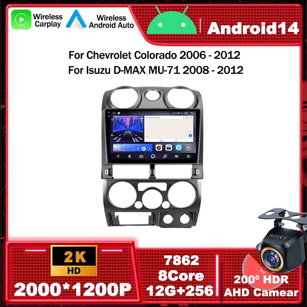 Android 14 Car Radio Multimedia Video Player Navigation GPS For Chevrolet Colorado 2006 - 2012 For Isuzu D-MAX MU-71 2008 - 2012
Android 14 Car Radio Multimedia Video Player Navigation GPS For Chevrolet Colorado 2006 - 2012 For Isuzu D-MAX MU-71 2008 - 2012
