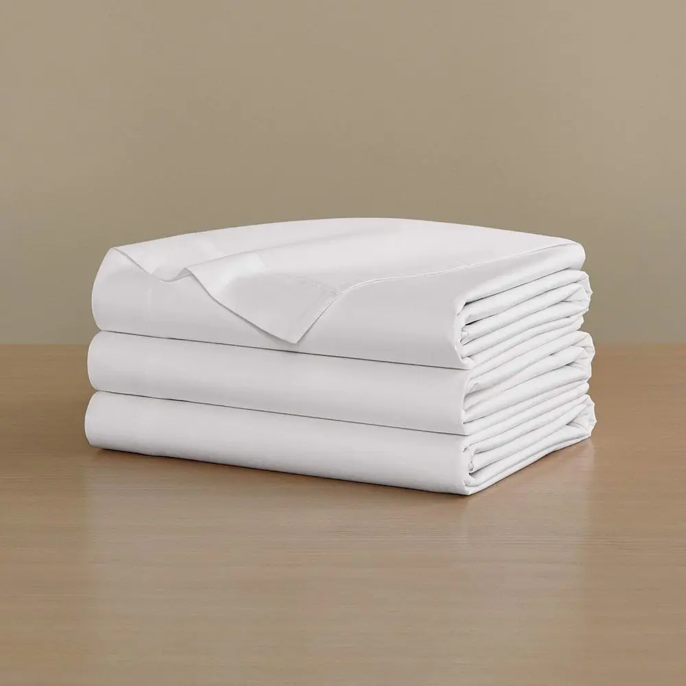 Luxury White Queen Size Percale Sheet - Cool, Crisp, Ideal for Hot Sleepers, 100% Long-Staple Cotton
Luxury White Queen Size Percale Sheet - Cool, Crisp, Ideal for Hot Sleepers, 100% Long-Staple Cotton