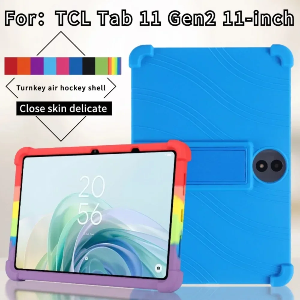 Чехол для TCL Tab 11 Gen2, противоударный чехол с подставкой, чехол для планшета TCL TAB 11 FE LTE 9465X, мягкий силиконовый защитный чехол с подставкой
Чехол для TCL Tab 11 Gen2, противоударный чехол с подставкой, чехол для планшета TCL TAB 11 FE LTE 9465X, мягкий силиконовый защитный чехол с подставкой