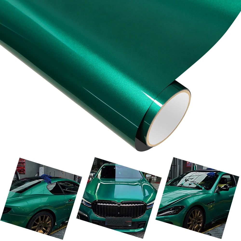 Car Vinyl Film PET Metal Paint Emerald Car Wrap Decal With Air Release Motorcycle Auto Accessories Interior Exterior Decoration
Car Vinyl Film PET Metal Paint Emerald Car Wrap Decal With Air Release Motorcycle Auto Accessories Interior Exterior Decoration