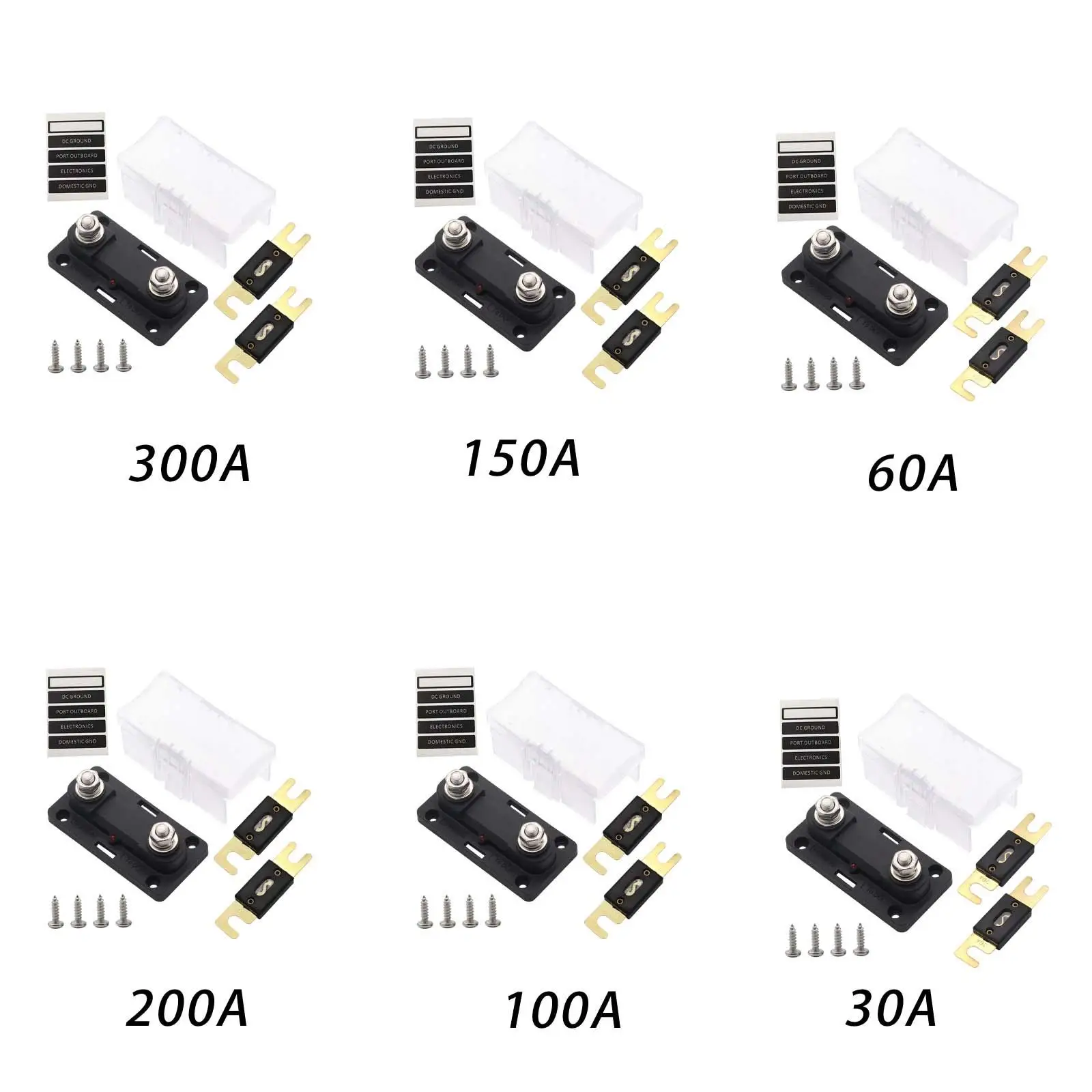 Держатель предохранителя Anl с предохранителем и изоляционной крышкой, запасные части, блок предохранителей для автомобильных автомобилей, морских грузовиков, лодок 
Держатель предохранителя Anl с предохранителем и изоляционной крышкой, запасные части, блок предохранителей для автомобильных автомобилей, морских грузовиков, лодок
