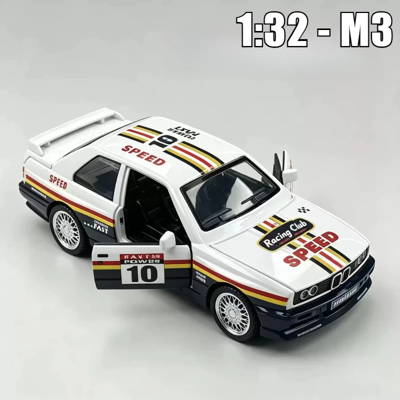 1:32 M3 E30 Retro Sports Car Model Alloy Diecasts Metal Vehicles Model Sound and Light Birthday Toys Gift
1:32 M3 E30 Retro Sports Car Model Alloy Diecasts Metal Vehicles Model Sound and Light Birthday Toys Gift