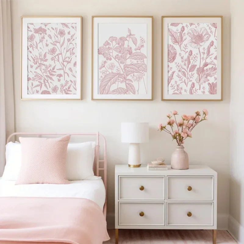 Light Pink Lines Flowers Plants Art Poster Girls Room Warm Dormitory Wall Canvas Painting Modern Minimalist Home Wall Art
Light Pink Lines Flowers Plants Art Poster Girls Room Warm Dormitory Wall Canvas Painting Modern Minimalist Home Wall Art