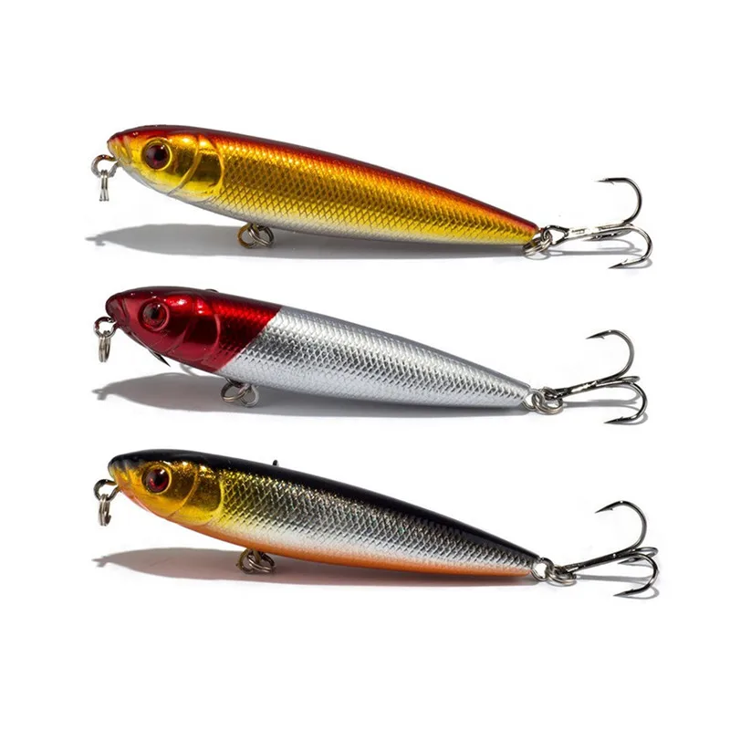 8CM 9G Lowest Price Pencil Fishing Lures 3D Eyes Treble Hooks Plastic Wobbler Artificial Hard Bait Fishing Tackle 1Pcs
8CM 9G Lowest Price Pencil Fishing Lures 3D Eyes Treble Hooks Plastic Wobbler Artificial Hard Bait Fishing Tackle 1Pcs