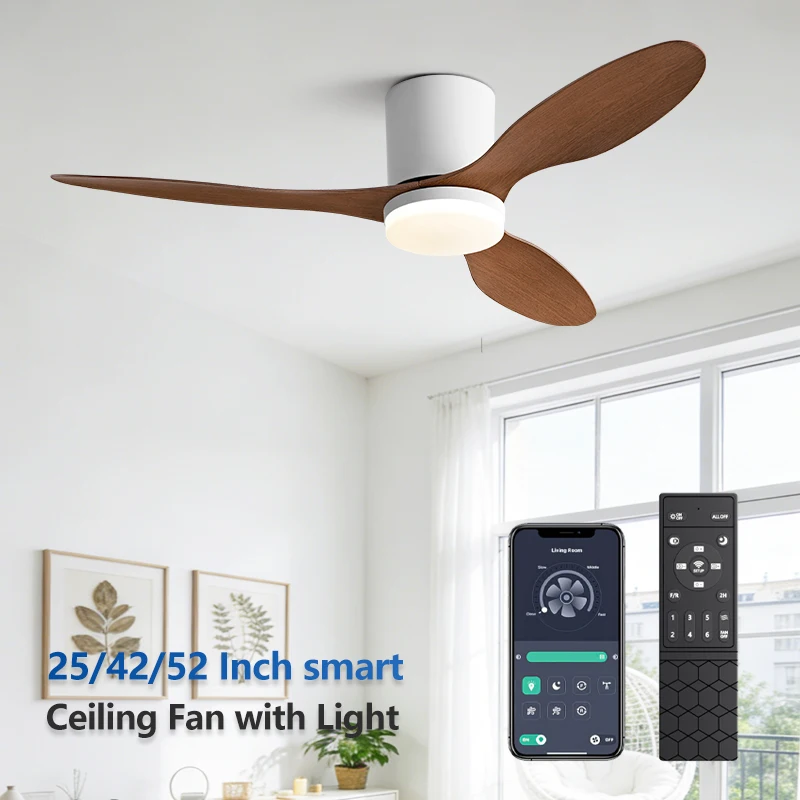 25 42 52 Inch 3 Blades Low Floor DC motor Ceiling Fan with Light and Remote Control for Coffee Shop Home Hotel Office
25 42 52 Inch 3 Blades Low Floor DC motor Ceiling Fan with Light and Remote Control for Coffee Shop Home Hotel Office