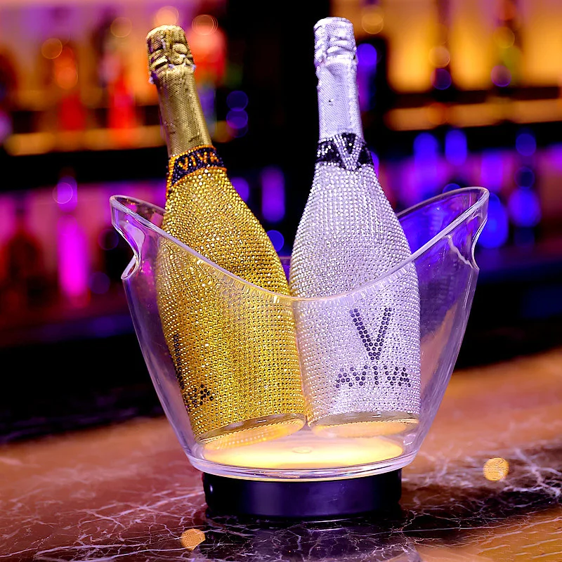 Rechargeable LED Ice Bucket for KTV, Cocktail Champagne Beer Tub, Glowing Acrylic Party Cooler, Bar Wine Display Bucket
Rechargeable LED Ice Bucket for KTV, Cocktail Champagne Beer Tub, Glowing Acrylic Party Cooler, Bar Wine Display Bucket