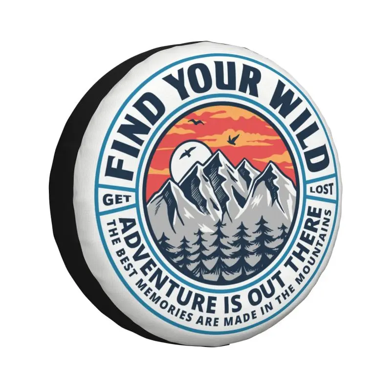 Custom Adventure Camping Mountain Camper Spare Wheel Tire Cover for Honda CRV Jeep RV SUV Camper Vehicle Accessories 14" 15"
Custom Adventure Camping Mountain Camper Spare Wheel Tire Cover for Honda CRV Jeep RV SUV Camper Vehicle Accessories 14" 15"