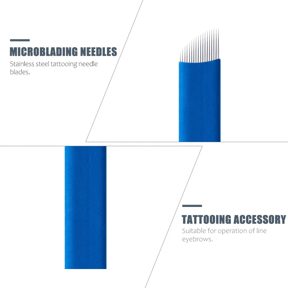 30pcs Microblading Needles Stainless Steel Pp Professional Tattooing Manual Makeup Tool For Eyebrow Shading Portable
30pcs Microblading Needles Stainless Steel Pp Professional Tattooing Manual Makeup Tool For Eyebrow Shading Portable