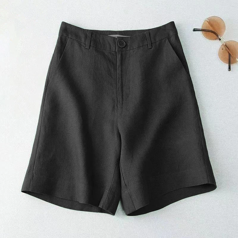 Women's Shorts Harajuku Summer Cotton And Linen High Waisted Wide Leg Pants Solid Color Women's Shorts
Women's Shorts Harajuku Summer Cotton And Linen High Waisted Wide Leg Pants Solid Color Women's Shorts