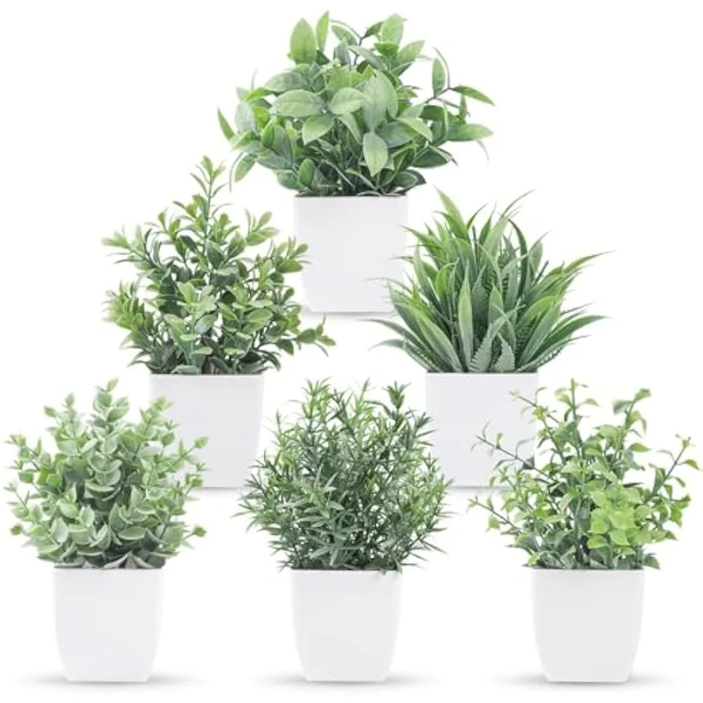 6 Pack Fake Plants, Small Artificial Plants Faux Plants Indoor, for Home Bathroom Bedroom Living Room Classroom Decor
6 Pack Fake Plants, Small Artificial Plants Faux Plants Indoor, for Home Bathroom Bedroom Living Room Classroom Decor