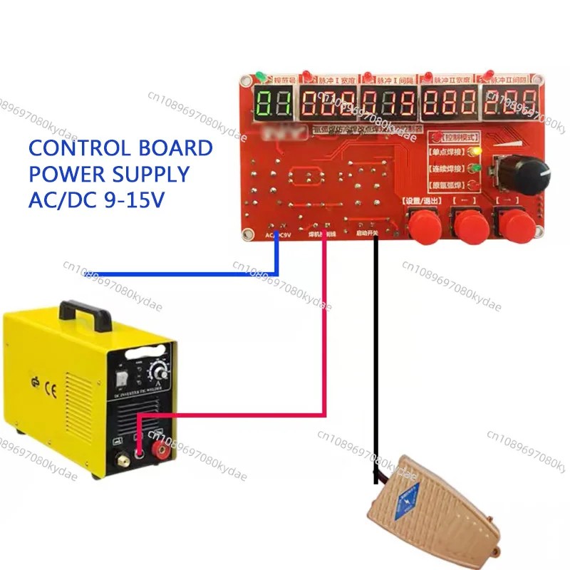 Ny-YHD02 Tig Welding To Spot Welding Machine Imitation Cold Welding Control Board Cold Pulse Time Controller
Ny-YHD02 Tig Welding To Spot Welding Machine Imitation Cold Welding Control Board Cold Pulse Time Controller