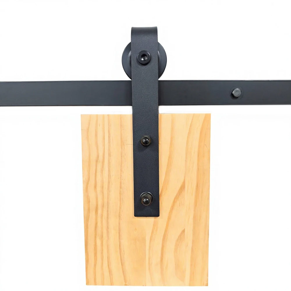 Satin Carbon Steel Rustic Sliding Barn Door Hardware Kits Modern Design for Living Room Bathroom Entry Home Interior Use
Satin Carbon Steel Rustic Sliding Barn Door Hardware Kits Modern Design for Living Room Bathroom Entry Home Interior Use