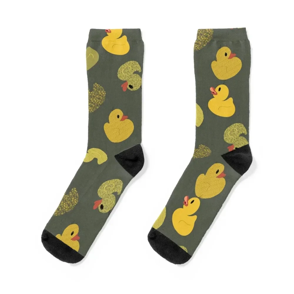 Little Rubber Duckies pattern in khaki green Socks Christmas cute fashionable ankle Socks Woman Men's
Little Rubber Duckies pattern in khaki green Socks Christmas cute fashionable ankle Socks Woman Men's