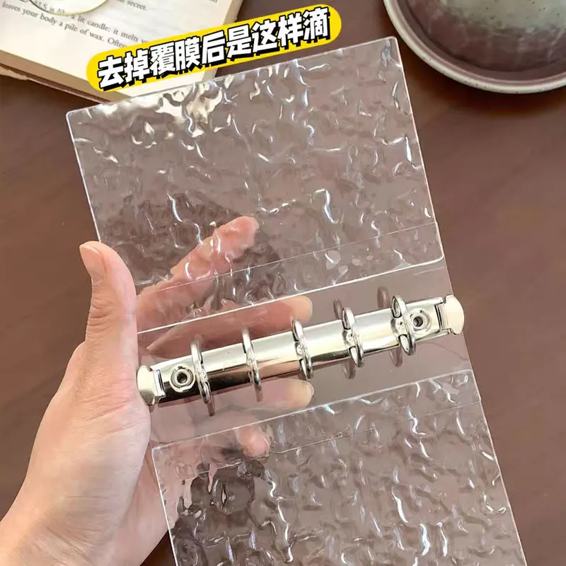 M5 5-Hole Loose Leaf Handbook Transparent Colored Binder Cover Journal Sketchbook Storage Bag Card Holder Accessories Diary
M5 5-Hole Loose Leaf Handbook Transparent Colored Binder Cover Journal Sketchbook Storage Bag Card Holder Accessories Diary