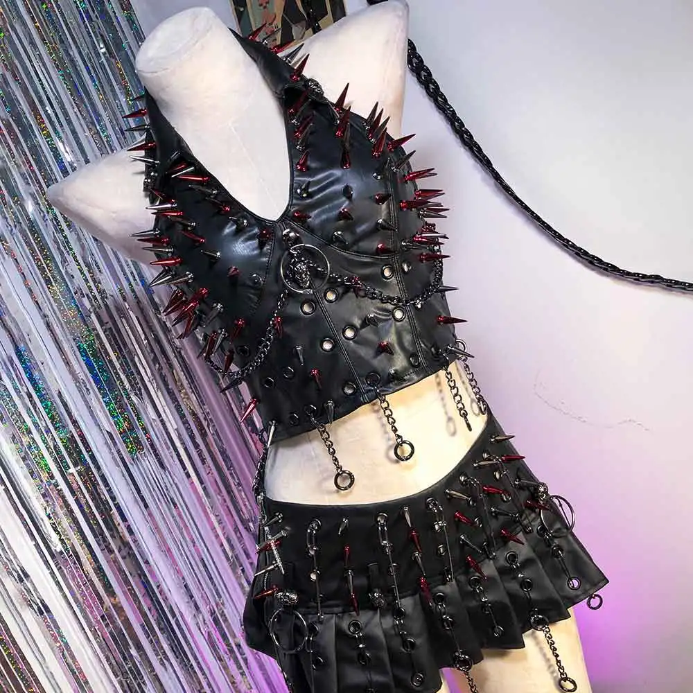 Goth Cyber Hand Made Kawaii Eco E-Girls Punk Rock 80s Y2K Halter Camisole TOPS Gothic Tank Harajuku DIY 90s Teen Grunge Emo
Goth Cyber Hand Made Kawaii Eco E-Girls Punk Rock 80s Y2K Halter Camisole TOPS Gothic Tank Harajuku DIY 90s Teen Grunge Emo