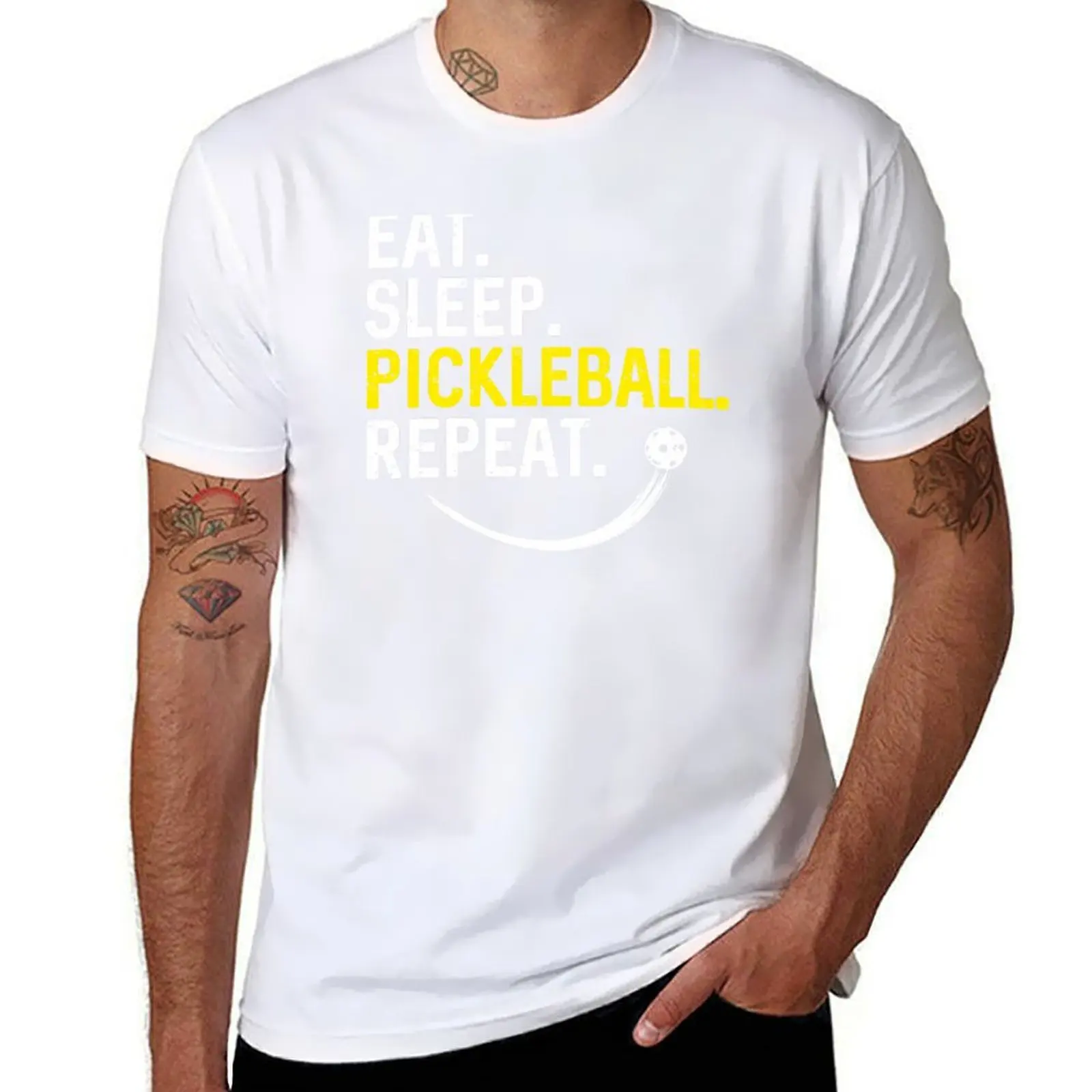 Eat Sleep Pickleball Repeat Lover Funny Quote Gift for Player T-Shirt funny t shirts cotton t shirts for man cotton T-Shirt
Eat Sleep Pickleball Repeat Lover Funny Quote Gift for Player T-Shirt funny t shirts cotton t shirts for man cotton T-Shirt