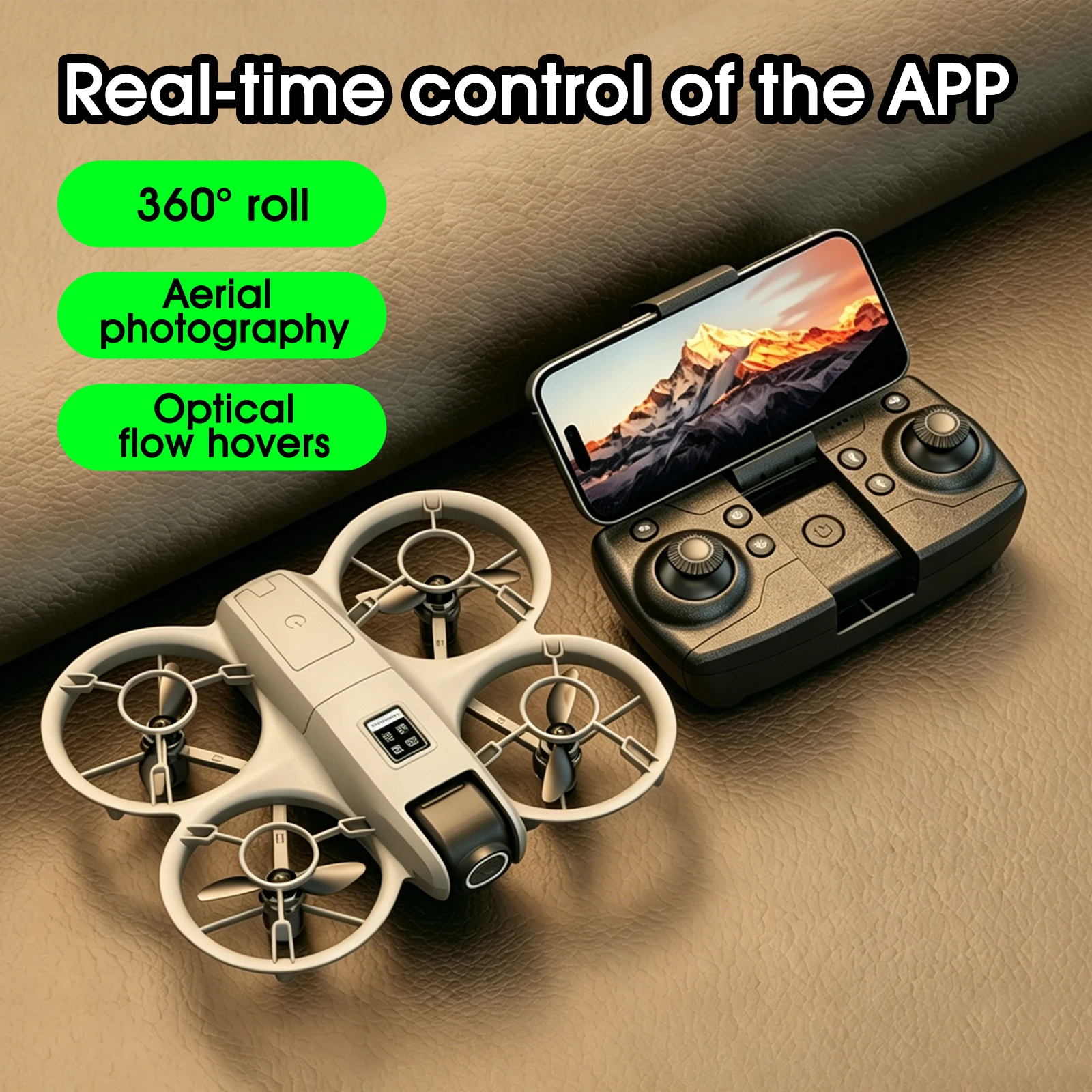 Mini Drone That Is Easy For Beginners/effectively Protecting The Propeller/VR Suite Combination/real-time Control/Multiple Remote control Methods/360°roll Aeria/photography/Optical Flow Hovers
Mini Drone That Is Easy For Beginners/effectively Protecting The Propeller/VR Suite Combination/real-time Control/Multiple Remote control Methods/360°roll Aeria/photography/Optical Flow Hovers