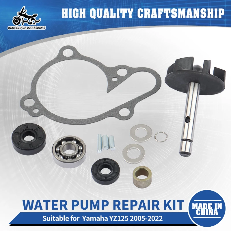 SJ Water Pump Repair Kit With Gaskets & Seals Compatible For Yamaha YZ125 2005-2022 Cooling System Leak Prevention OEM Quality
SJ Water Pump Repair Kit With Gaskets & Seals Compatible For Yamaha YZ125 2005-2022 Cooling System Leak Prevention OEM Quality