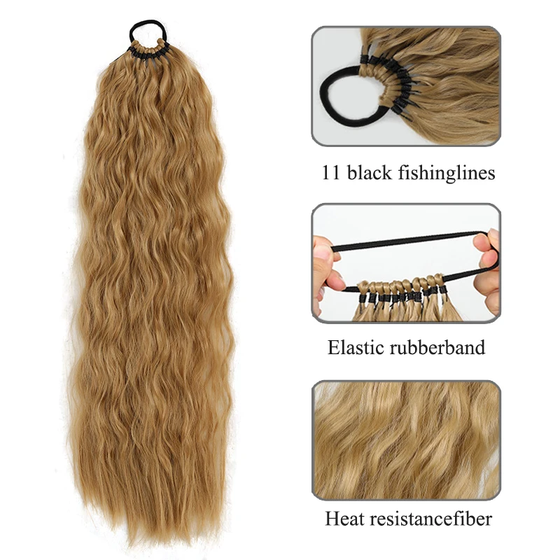 Rubber band style wool roll ponytail 24 inch synthetic synthetic wig ponytail extension wig for women
Rubber band style wool roll ponytail 24 inch synthetic synthetic wig ponytail extension wig for women