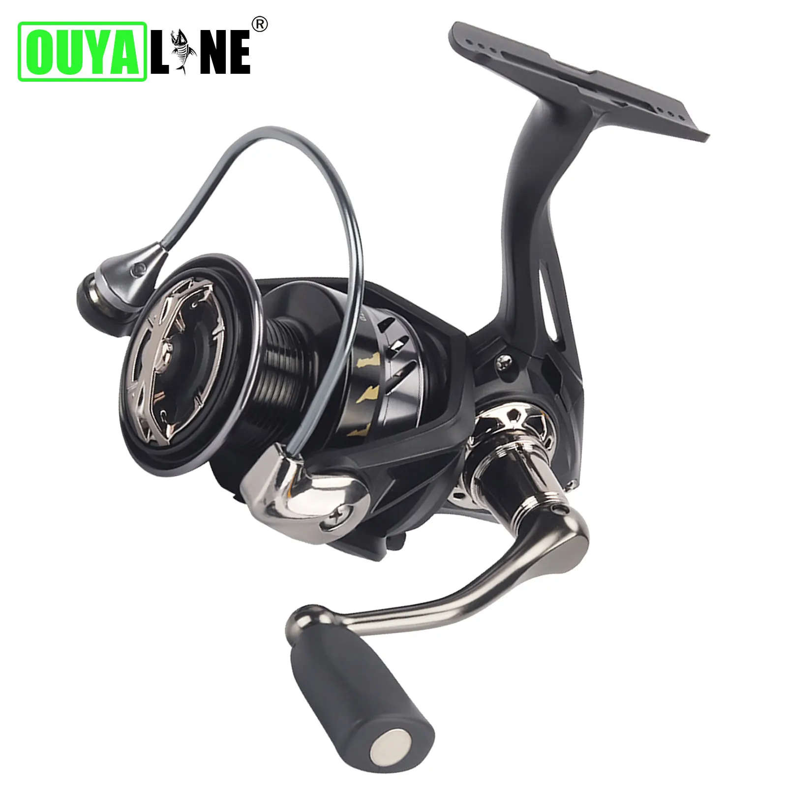 Fishing Reel Spinning BK1000-4000 Series High Speed 5.2:1 5+1BB Ball Bearing All Metal Body Saltwater Tackle Carretilha De Pesca
Fishing Reel Spinning BK1000-4000 Series High Speed 5.2:1 5+1BB Ball Bearing All Metal Body Saltwater Tackle Carretilha De Pesca