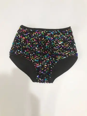 Stage Effect Super Shiny Piece In The Waist Bag Hip Shorts Sex Nightclub Bar Singer Gogo Dance Team DS Lead Dance Costume
