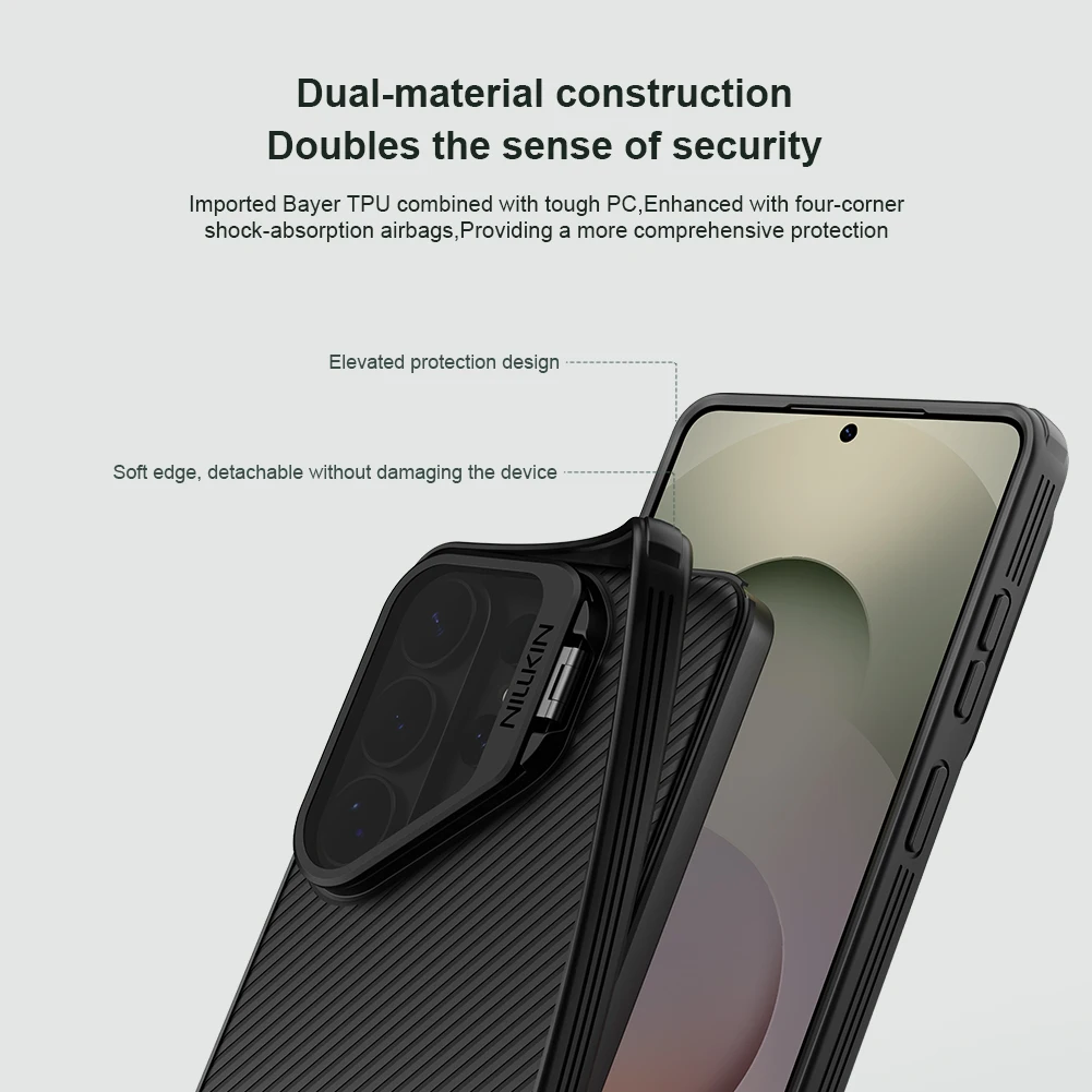 Nillkin For Samsung Galaxy S26 Ultra 5G Magnetic Case CamShield Prop Camera Cover with Stand Magsafe For S26 Ultra Lens Cover
Nillkin For Samsung Galaxy S26 Ultra 5G Magnetic Case CamShield Prop Camera Cover with Stand Magsafe For S26 Ultra Lens Cover