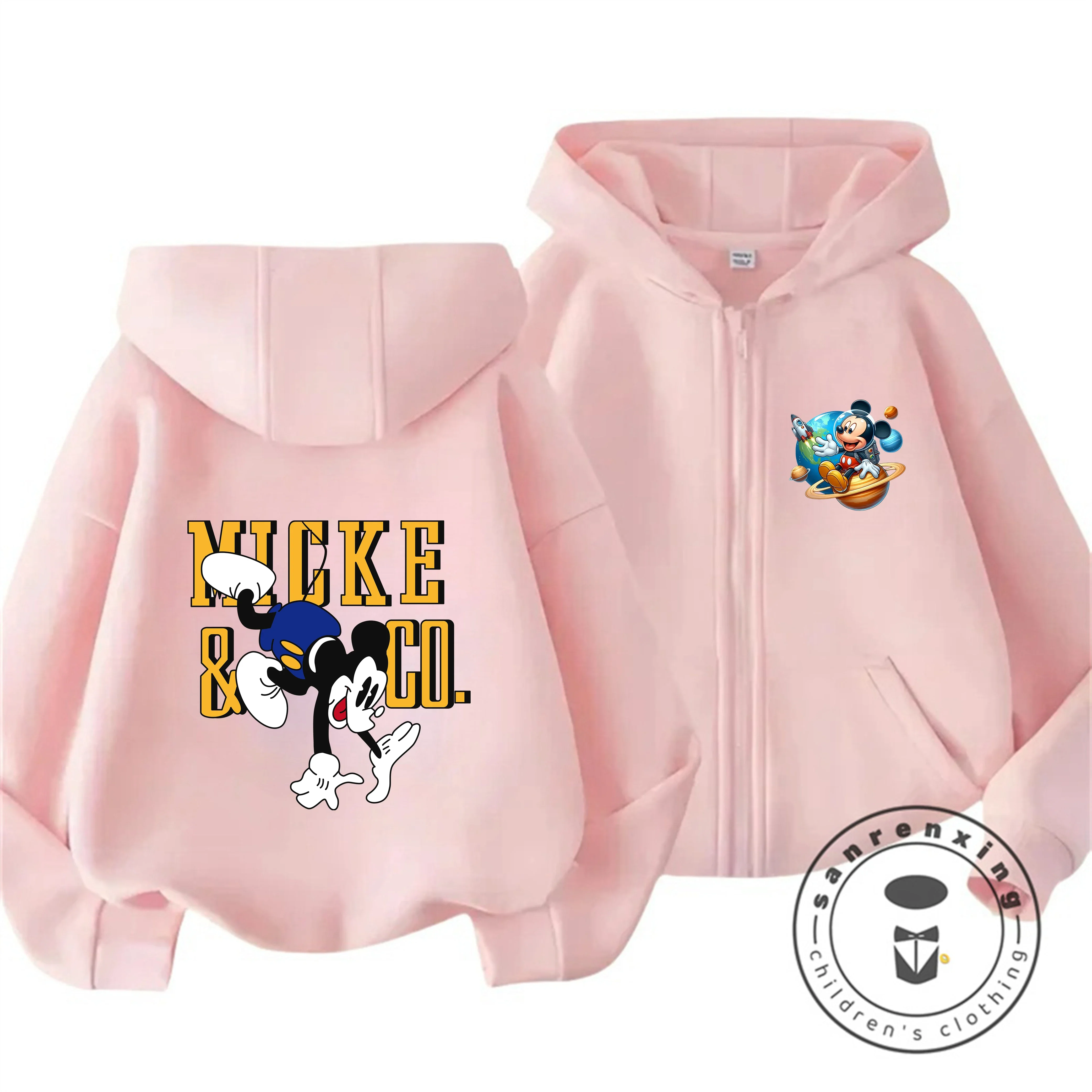 Kawaii Cartoon Disney Mickey Mouse Zipper Hoodie 3-14Y Autumn Winter Boys Girls Cute Hot Street Warm Casual Kids
Kawaii Cartoon Disney Mickey Mouse Zipper Hoodie 3-14Y Autumn Winter Boys Girls Cute Hot Street Warm Casual Kids