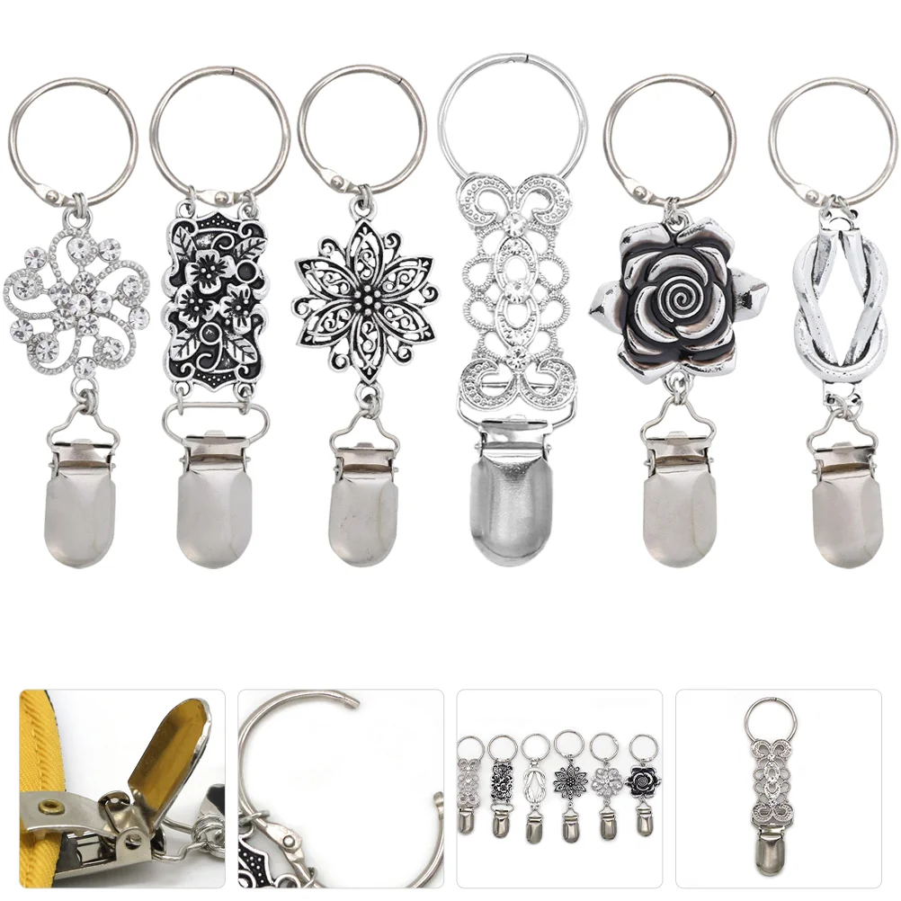 6 Pcs Alloy Flower Clip Holder for Travel Caps Retainer Clips Luggage Purse Bags Vintage Design Lightweight Portable for Bucket
6 Pcs Alloy Flower Clip Holder for Travel Caps Retainer Clips Luggage Purse Bags Vintage Design Lightweight Portable for Bucket