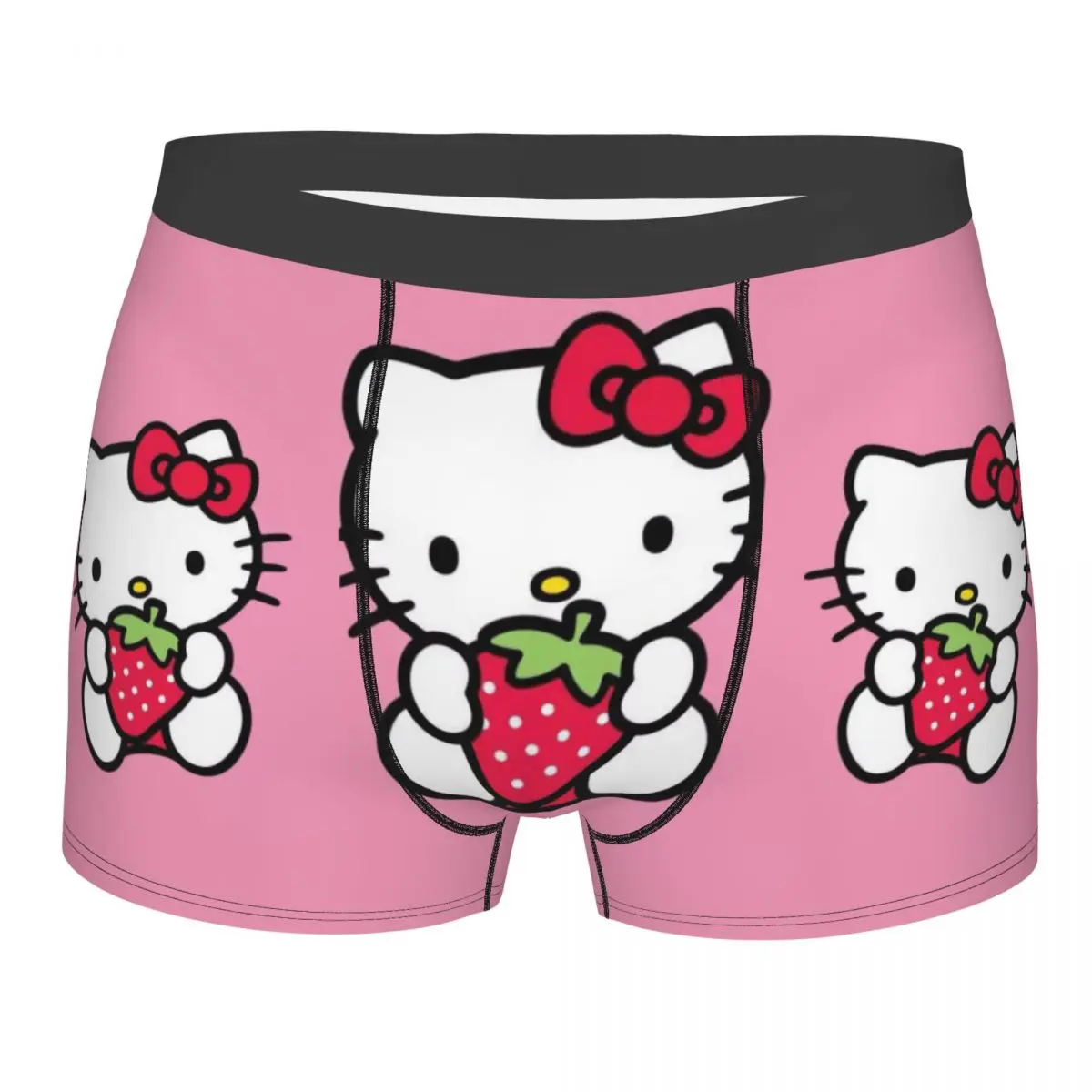Пользовательские боксеры Hello Kitty, мужские трусы с героями мультфильмов, нижнее белье, новинка, трусы
Пользовательские боксеры Hello Kitty, мужские трусы с героями мультфильмов, нижнее белье, новинка, трусы
