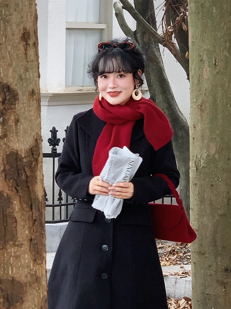 Warm Woolen Scarf Yuan Ying Autumn Winter Versatile Fashionable Korean Style Rectangle Long Scarf for Young Women
Warm Woolen Scarf Yuan Ying Autumn Winter Versatile Fashionable Korean Style Rectangle Long Scarf for Young Women