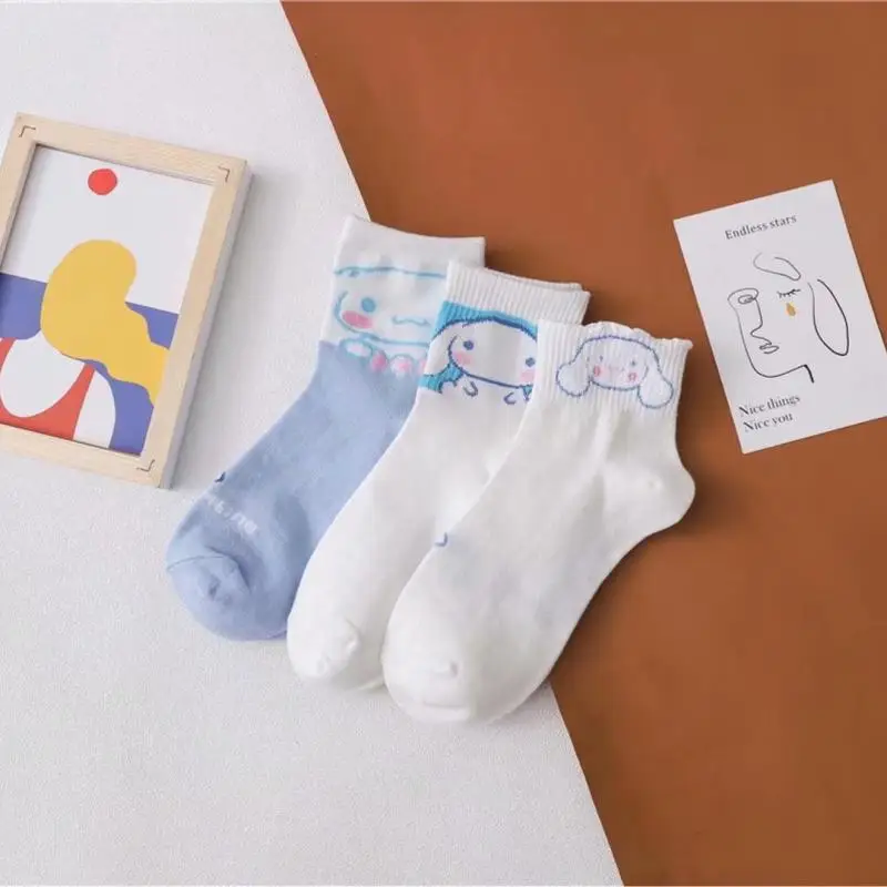 Носки-лодочки Sanrio для мальчиков и девочек, спортивные носки, хлопковые носки на все сезоны, короткие носки, короткие носки в стиле Cinnamoroll, мультяшный подарок среднего размера
Носки-лодочки Sanrio для мальчиков и девочек, спортивные носки, хлопковые носки на все сезоны, короткие носки, короткие носки в стиле Cinnamoroll, мультяшный подарок среднего размера