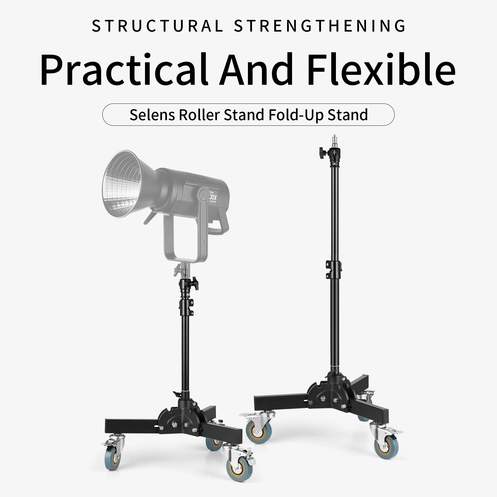 Selens Photography Professional Floor Light Stand With Wheel Photo Studio Kits Removable Folding Stand Photography Accessories
Selens Photography Professional Floor Light Stand With Wheel Photo Studio Kits Removable Folding Stand Photography Accessories