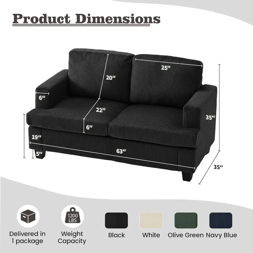 Activity Product2-Piece Sleeper Sofa With Deep Seat & 3-Seater Couch, 89 Loveseat Set, Living Room Furniture, Black Corduroy
Activity Product2-Piece Sleeper Sofa With Deep Seat & 3-Seater Couch, 89 Loveseat Set, Living Room Furniture, Black Corduroy