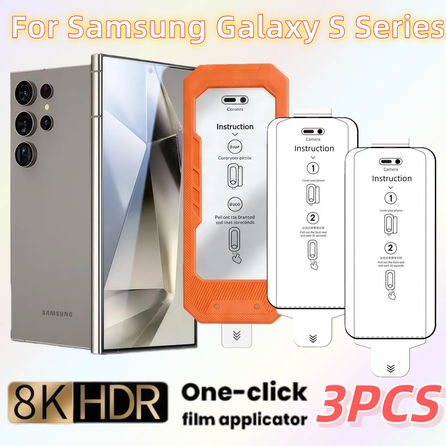 3Pcs 9H Tempered Glass Film For Galaxy S26 S25 S24 Ultra Plus Edge Screen Protector Anti Dust Anti Fingerprint Mobile Phone Acce
3Pcs 9H Tempered Glass Film For Galaxy S26 S25 S24 Ultra Plus Edge Screen Protector Anti Dust Anti Fingerprint Mobile Phone Acce